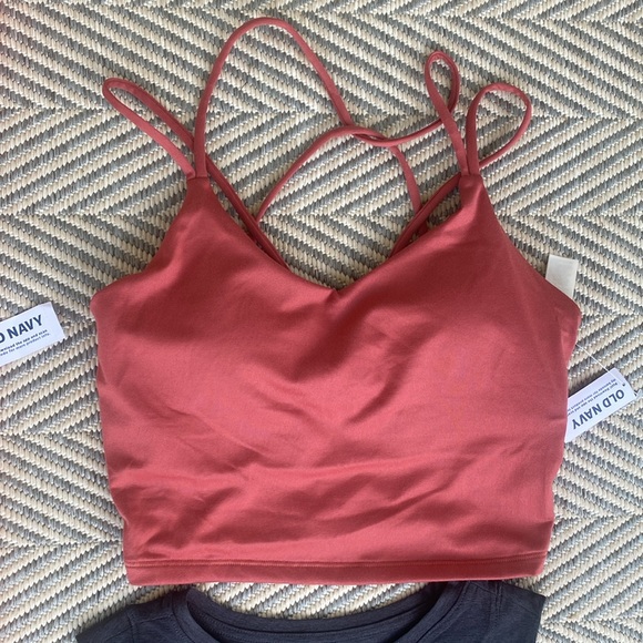 4 old navy bra longline cloud active tops ruffle tank small NWT power press - Picture 11 of 14